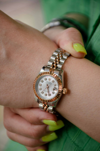 ساعت مچی عقربه ای زنانه رولکس ( ROLEX )
