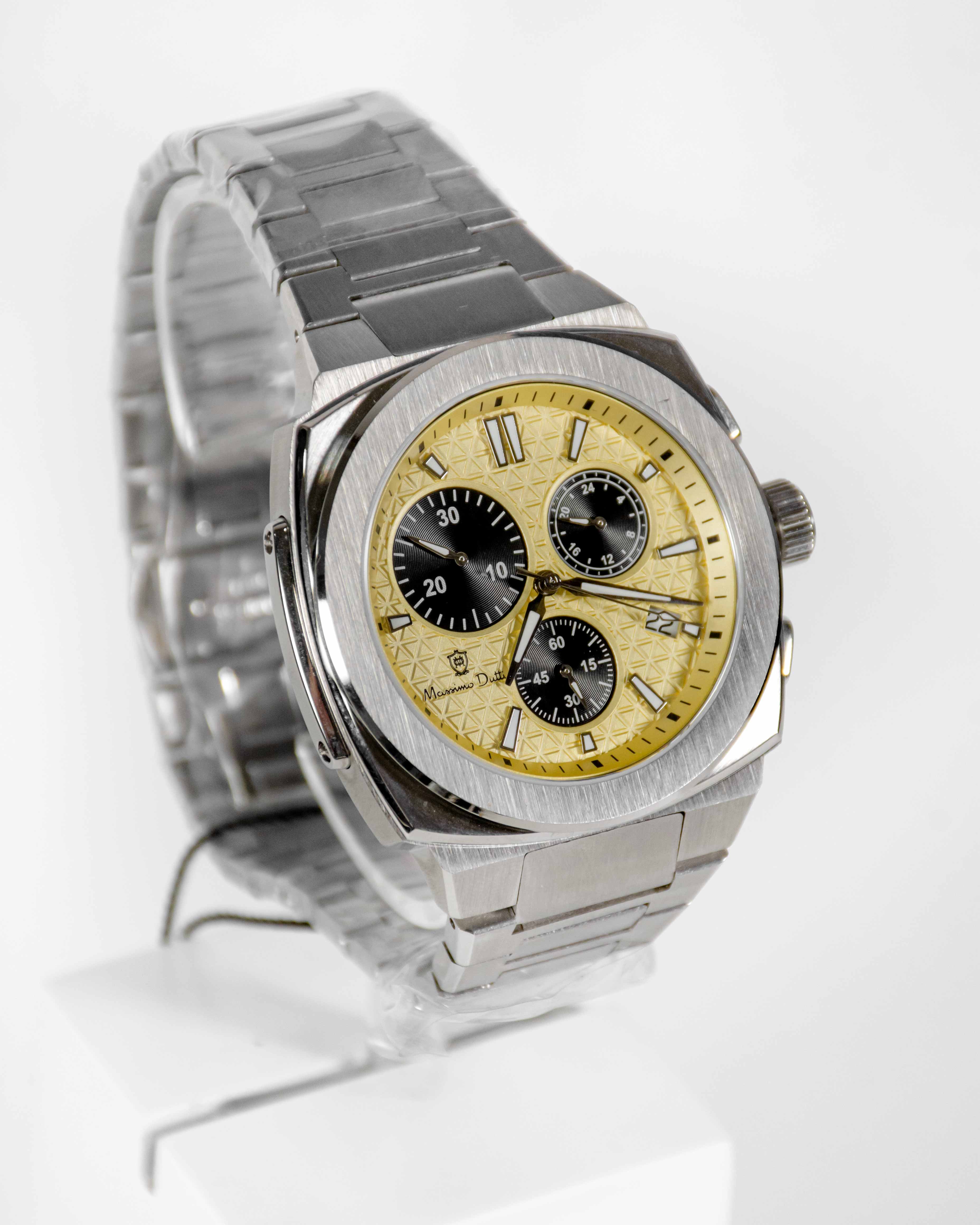 خرید ساعت مچی مردانه از برند ( ماسیمو دوتیMassimo dutti) کرنوگراف مدل MD1.1.10001002