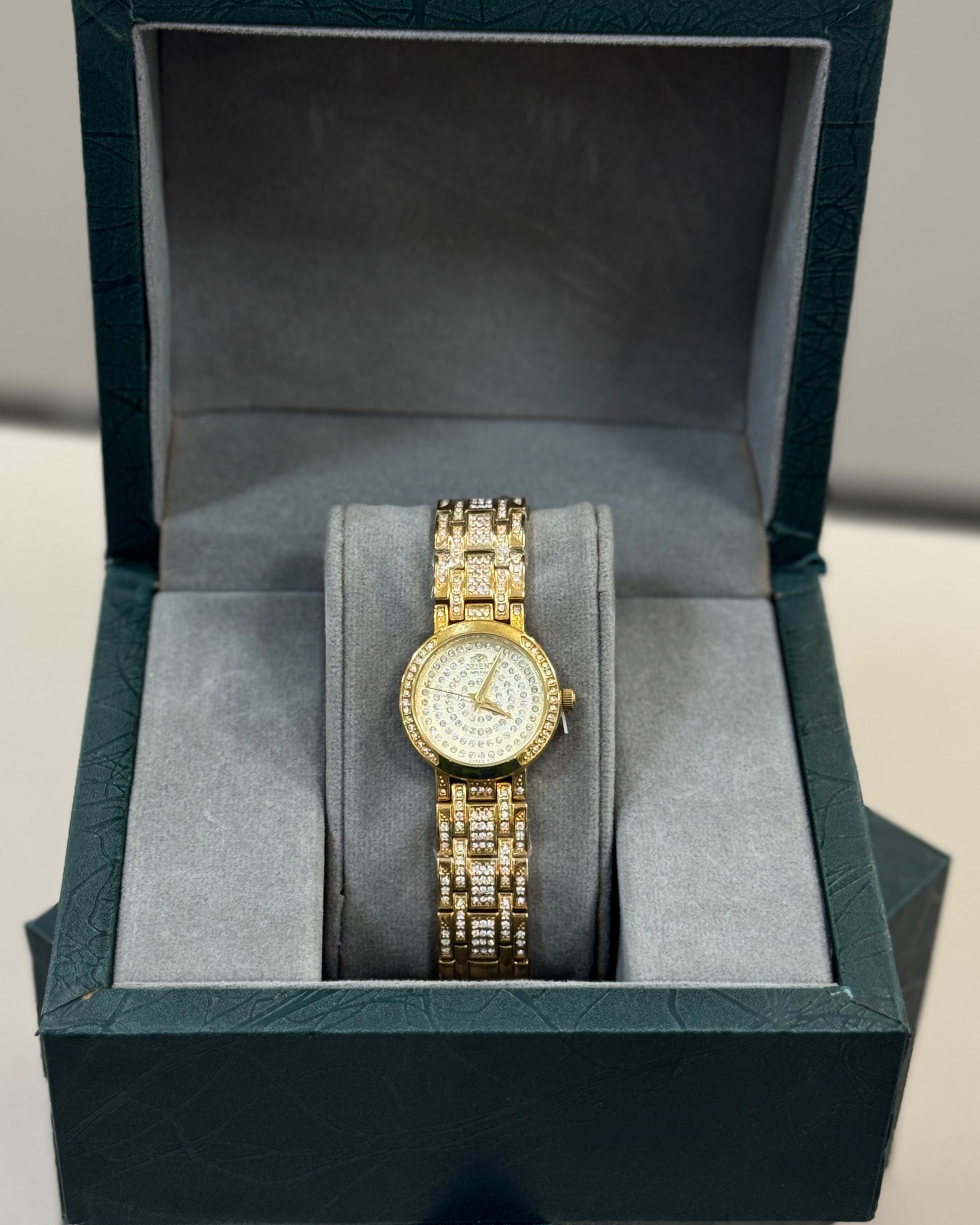 خرید ساعت مچی زنانه اورینت ORIENT فول نگین